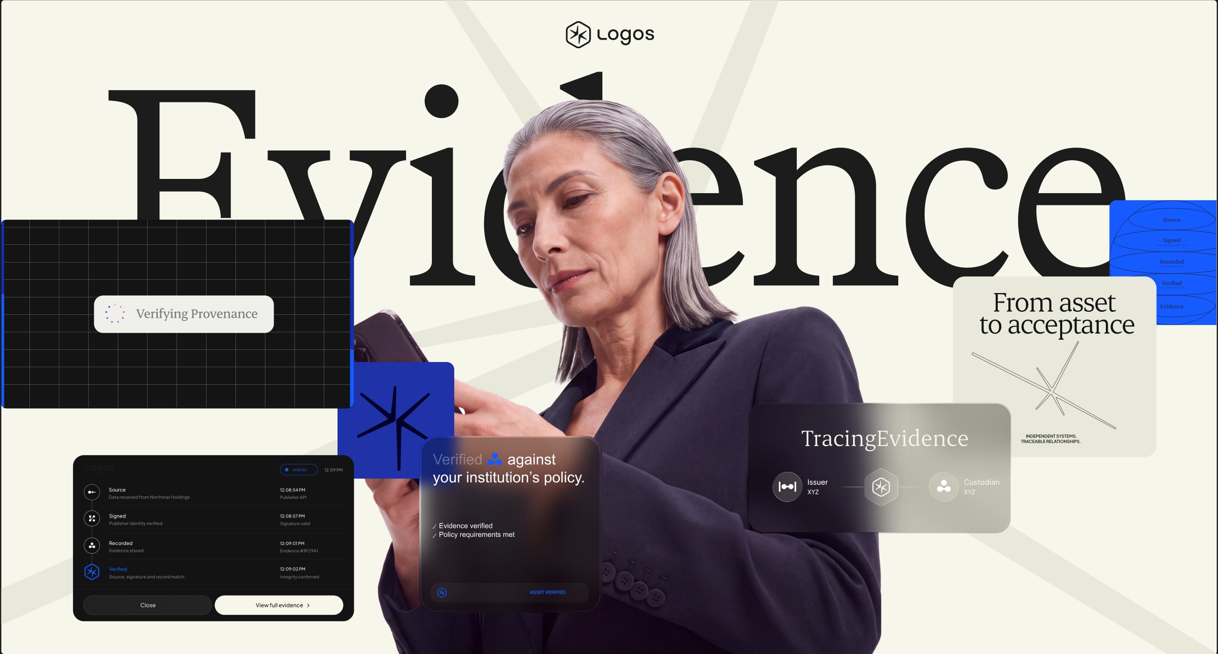 LOGOS brand application 01, view 1