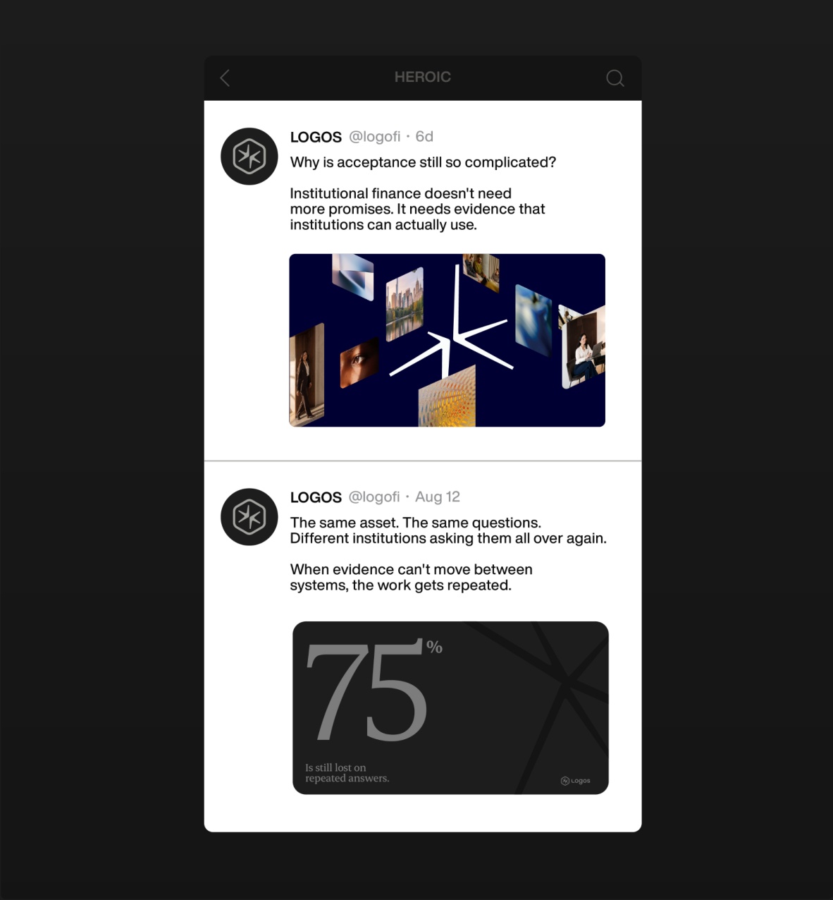 LOGOS brand application 11, view 2